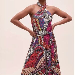 Anthropologie Multicolor Halter Dress